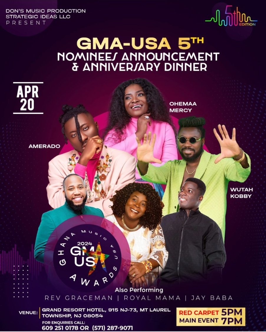 April 20, 2024
917 NJ-73 
Mt Luarel Township New Jersey 08054
5p Red Carpet, 7pm Main show
For Ticket Please call: 6092510188 or 571 287 9071

#themusiccantstopplaying
