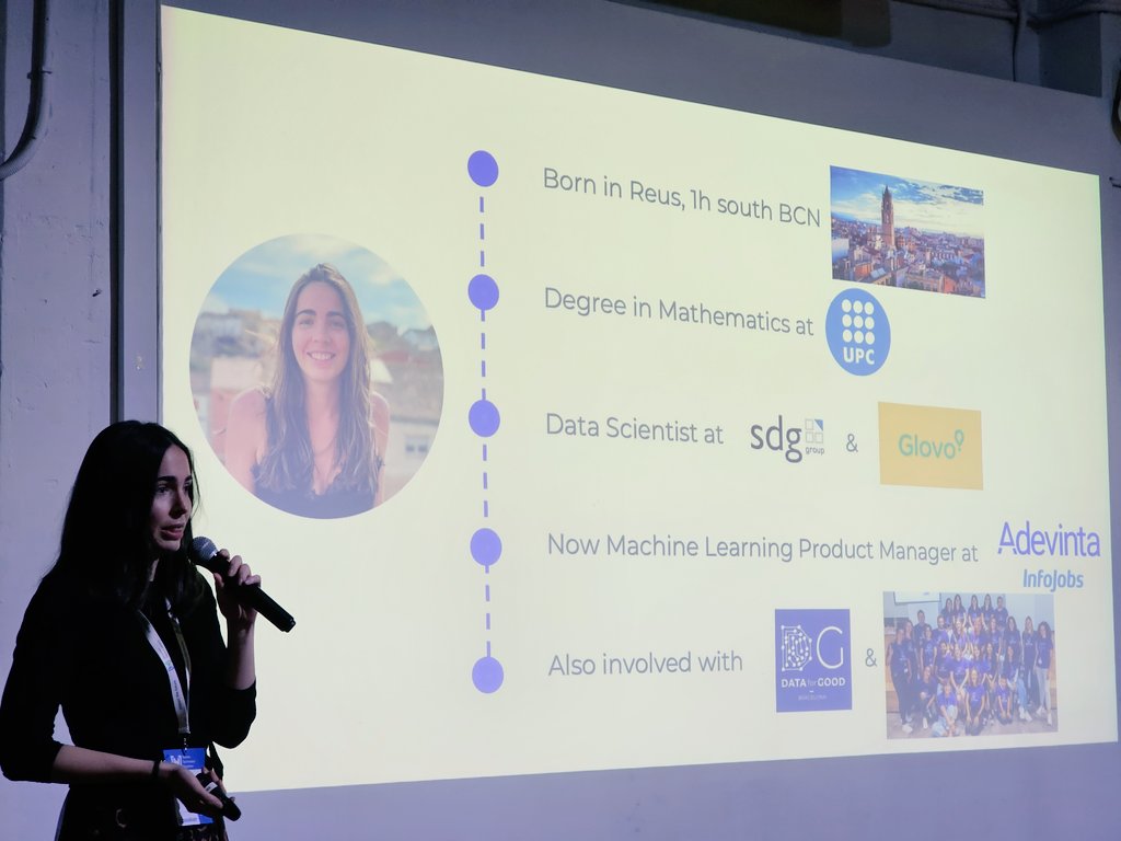 Hot topic 🔥 amazing 'AI Feels Easier Than Ever Before, But Is It Really?' presented by Anna Via. 'AI is not easy to define' is trending now. #WTMBarcelona @wtmbcn #IWD2024 #womentechmakers #MachineLearning #barcelona
