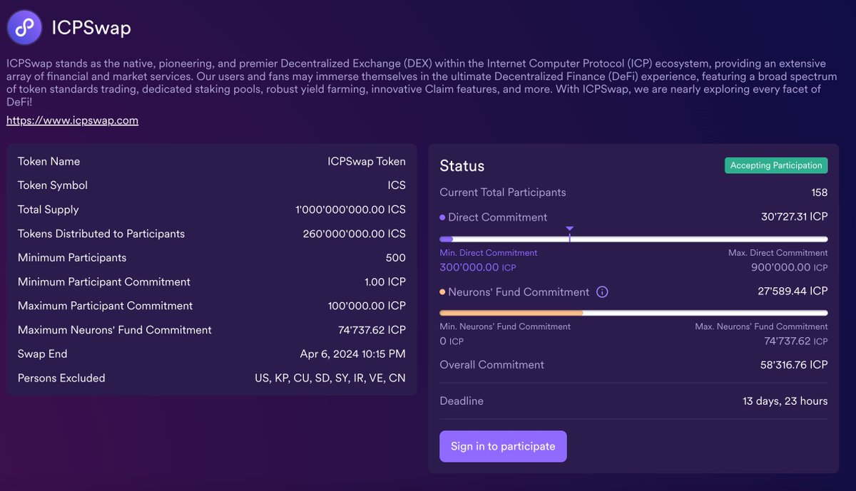 Exciting News!

We're thrilled to announce that $GHOST is teaming up with <a href="/ICPSwap/">ICPSwap #DFINITY</a>  to host a special giveaway event celebrating the creation of <a href="/ICPSwap/">ICPSwap #DFINITY</a> SNS DAO and the launchpad of the ICPSwap token ( $ICS )! 🔥
nns.ic0.app/project/?proje…

To participate:
RT &amp; ❤️
Tag <a href="/ghost_icp/">IC Ghost | ghost.icp∞</a> &amp;