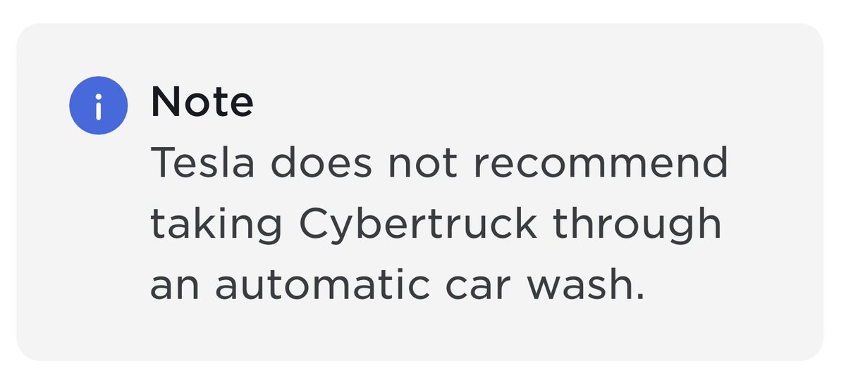 Cybertruck is bullet proof but Tesla suggests you shouldn't take it through a car wash.