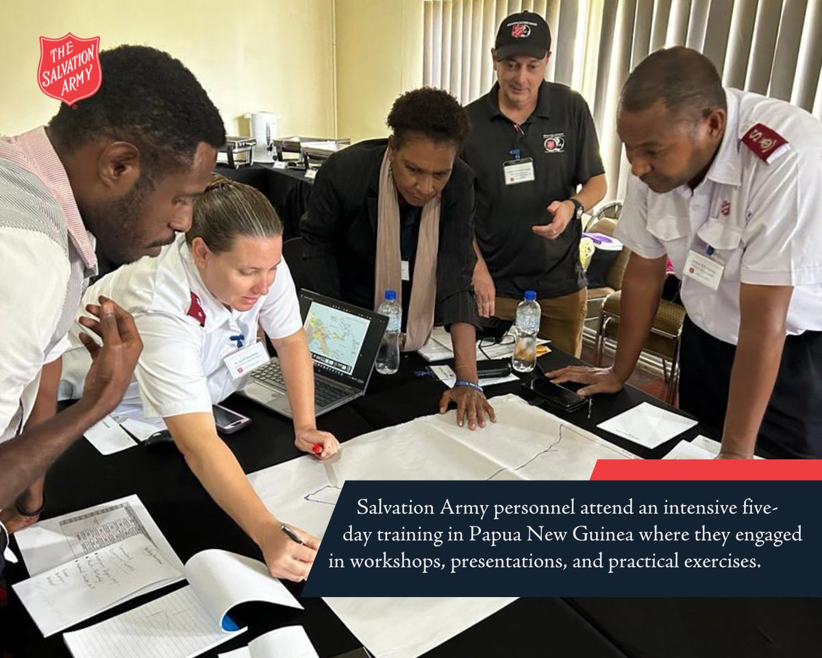 saworldservice's tweet photo. In Papua New Guinea, where natural disasters are prevalent, #SAWSO responded to the need for improved disaster preparedness.
#SalvationArmy #WorldService #DoingTheMostGood #DisasterRelief https://t.co/npMzwbpdCu