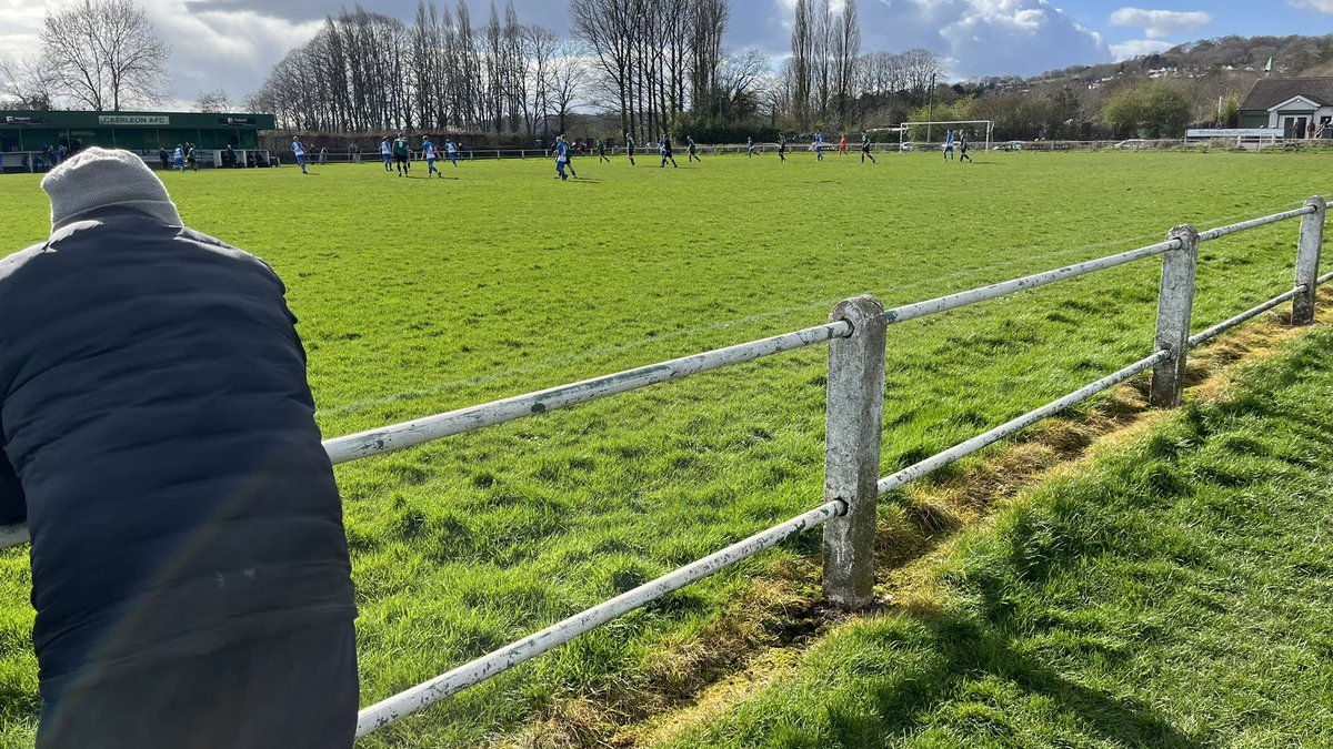 Out supporting our local team @CaerleonAFCclub v @croesyafc this afternoon. The home team down 4-0 before halftime, it could be a long second half. C’mon The Romans! @AneurinBevanUHB @Matthew81156980 @M33CMK