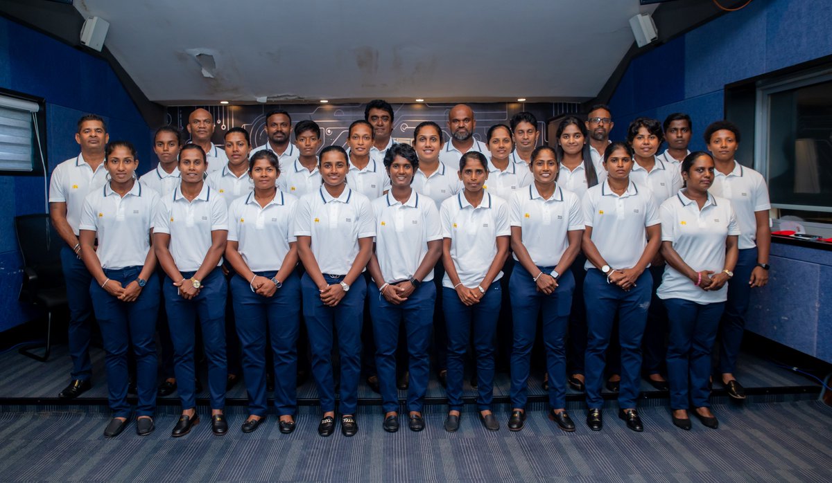 The National Women's team left for South Africa, a shortwhile ago. Three T20Is, & Three ODIs on the cards for the girls! #SLvsSA #women'scricket