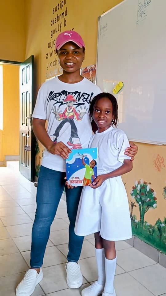 Yesterday, we were in Port Harcourt to inspire, improve the literacy &amp; spark the curiosity of kids from some under-served schools. 

They were just as excited as we were to become the latest owners of our book Oroma, Aeronautical Engineer. 

Let's do more. Together, we can!