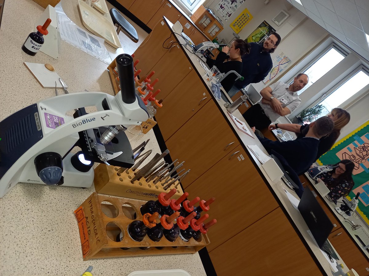 It is Day 3 of our Manchester New Teacher Subject Days today. Our Biologists are enjoying a day on Cells and Cancer, and have been preparing several samples for inspection! #subjectdays