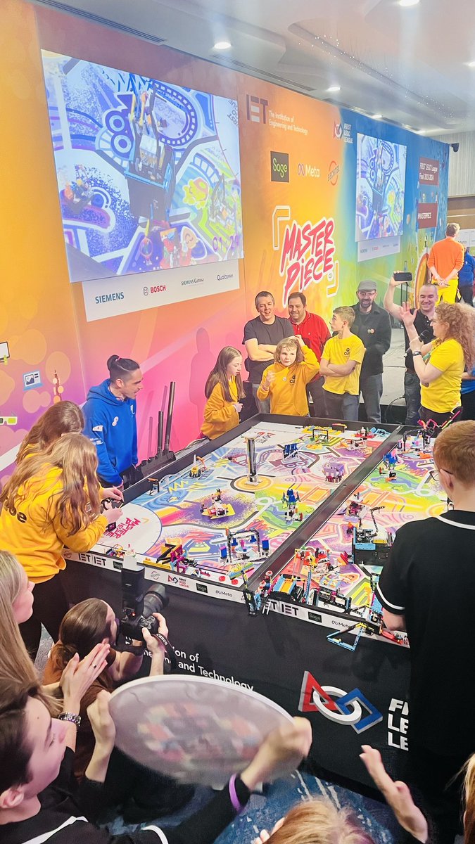 You can feel the excitement in the air here at the FIRST LEGO League All Ireland Finals - the knock-out rounds are coming to a close with Cully coders vs foyles roboclub in the final game. Here’s some highlights from the knock-out rounds so far. #FIRSTLegoLeague…