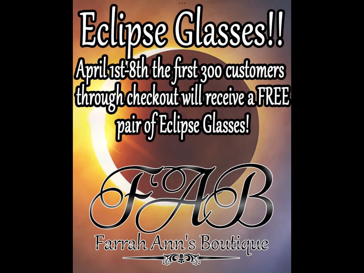 #Eclipse2024 @FarrahAnnsBout