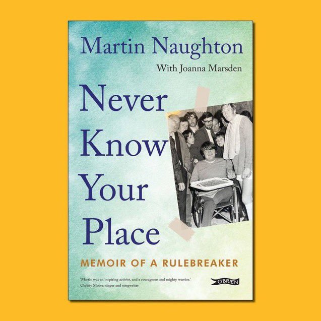 @joeliveline @edelcoffey @easons @corkcitylibrary @gutterbookshop @books Joe you should have a read of #NeverKnowYourPlace - Martin Naughton’s memoir. I think you will love the story and also the social history #Dublin