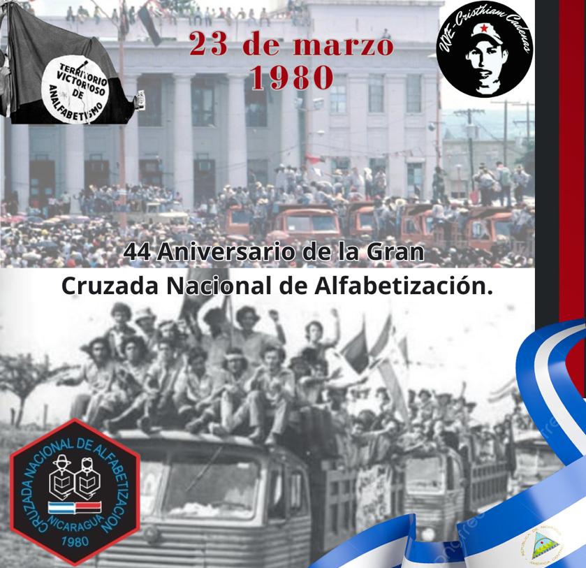 La UV Cristhiam Emilio Cadenas conmemora el 44 aniversario del inicio de la Gran Cruzada Nacional de Alfabetización. ¡Puño en Alto, Libro Abierto! #4519LaPatriaLaRevolución ✌️❤️🖤