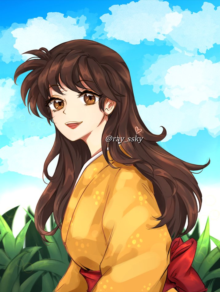 her smile ~ ♡🌻
#半妖の夜叉姫 #犬夜叉 #殺生丸とりん #殺生丸 #殺りん #りん #rin #sesshomaru #sessrin