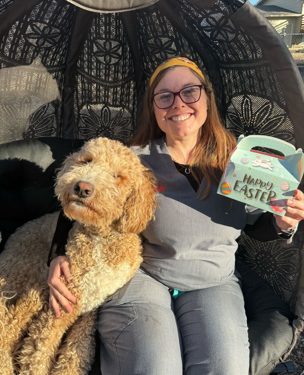 Spring has sprung, and so has the spirit of giving in Colorado Springs! 🌸 Our very own RVT Maria found herself on the receiving end of an early Easter gift from a client.

.