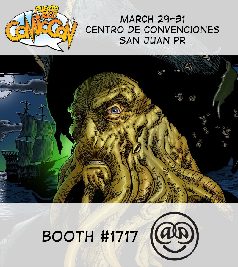 aminamat's tweet image. Davy Jones!! Print available at the Puerto Rico Comic Con, March 29-31!!! #ComicCon #prcc #PuertoRico #puertoricocomiccon #SanJuan #Boricua #comics #illustration #art #arte #sanjuan #comicbookart #davyjones #pirates