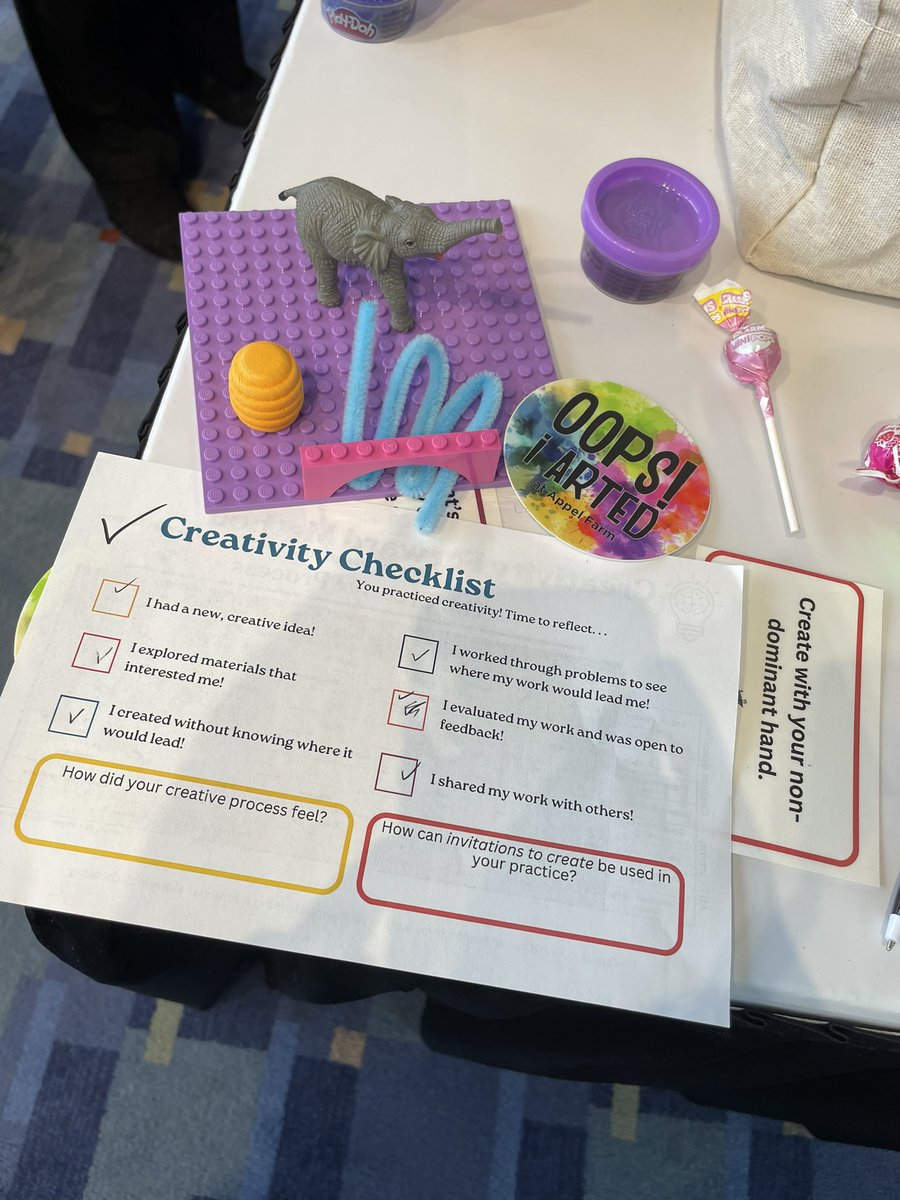Getting creative in the Inspiring & Integrating Creativity playground with Kristina & Amanda #ASCD24