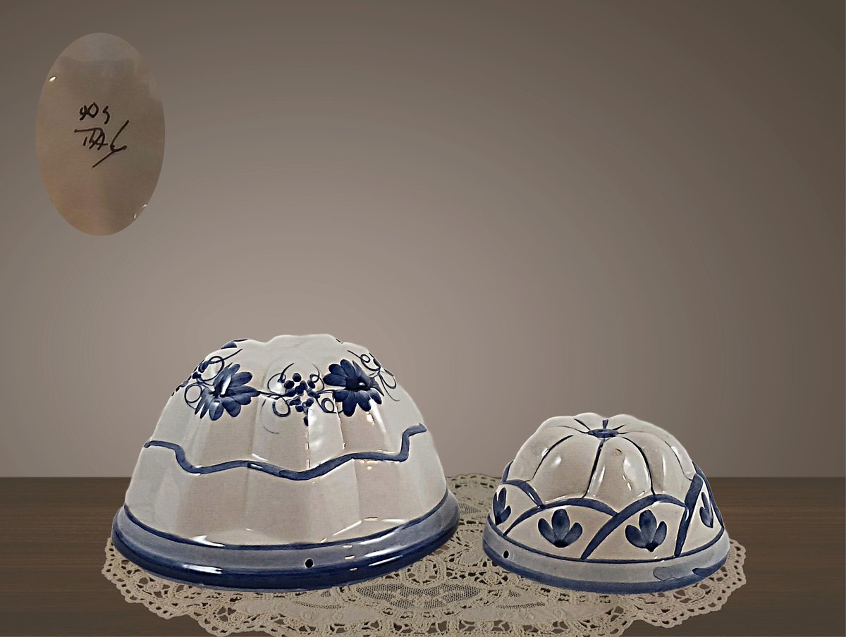 2 Vintage White ABC Bassano Italy Ceramic Cobalt Blue Round Gumdrop Bundt Wall Hanging Cookware Pan Molds forgottenkeepsakes.etsy.com/listing/170161… #blue #ceramic #white #gumdropmold #abcbassanoitaly #bundtpanmold #wallhanging #kitchendecor #cakemold #bassano #bundt #bundtpan #bundtmold #jellomold
