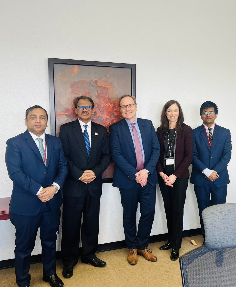 Had the pleasure meeting the Deputy Minister, International Development, Global Affairs Canada to discuss #DevelopmentCooperation between #Bangladesh 🇧🇩 and #Canada 🇨🇦 and also sustainable #repatriation of Forcibly Displaced Myanmar Nationals (#FDMNs) - #Rohingyas.