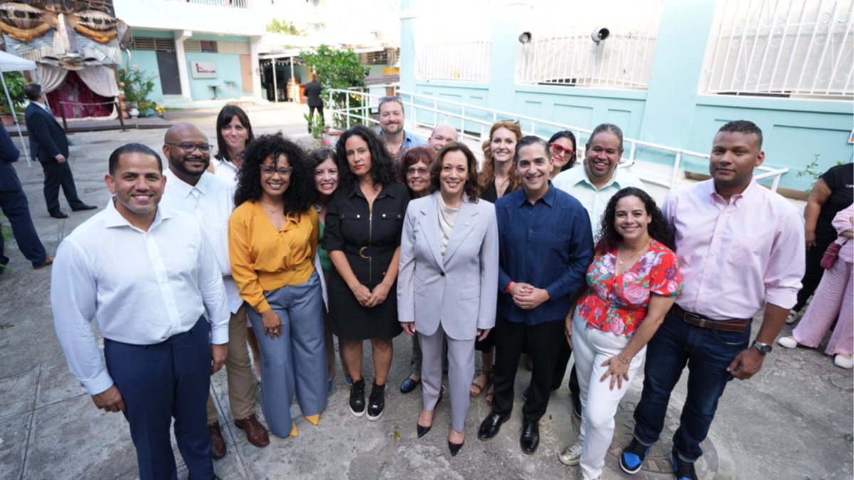 We want to thank <a href="/VP/">Vice President JD Vance</a> Kamala Harris for her meeting yesterday with local community orgs in Puerto Rico.

Vice President Harris heard directly from these leaders about their concerns and how their organizations have utilized federal funding to support and strengthen their work.