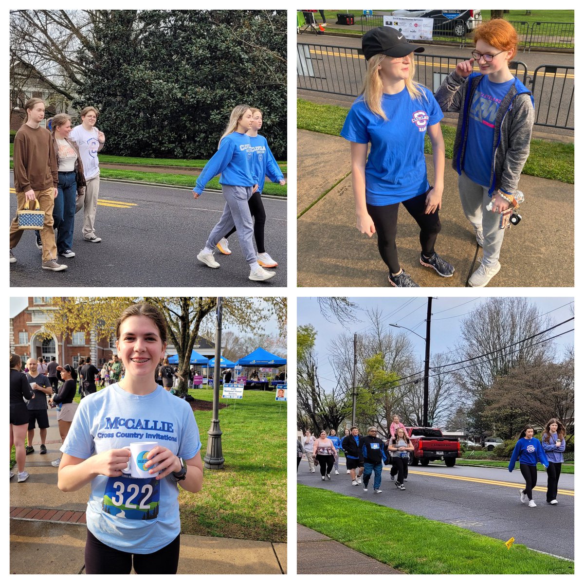 The Cleveland High School National Honor Society participated in the Great Strides walk for a cure! We raised $1000 to donate to the Cystic Fibrosis Foundation as our Spring service project. This is always a fun event that we love to support! 🤍💙💛🩵