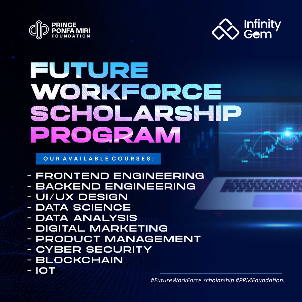Princeponfa's tweet photo. π’ Mark your calendars!
The Future Workforce scholarship program application portal swings open on Monday, March 25th, 2024 at 10 am.
Ready to pave the way for tomorrow's digital leaders?
Don't miss this chance!
#PPMFoundation
#InfinityGem https://t.co/moKqIkxfht