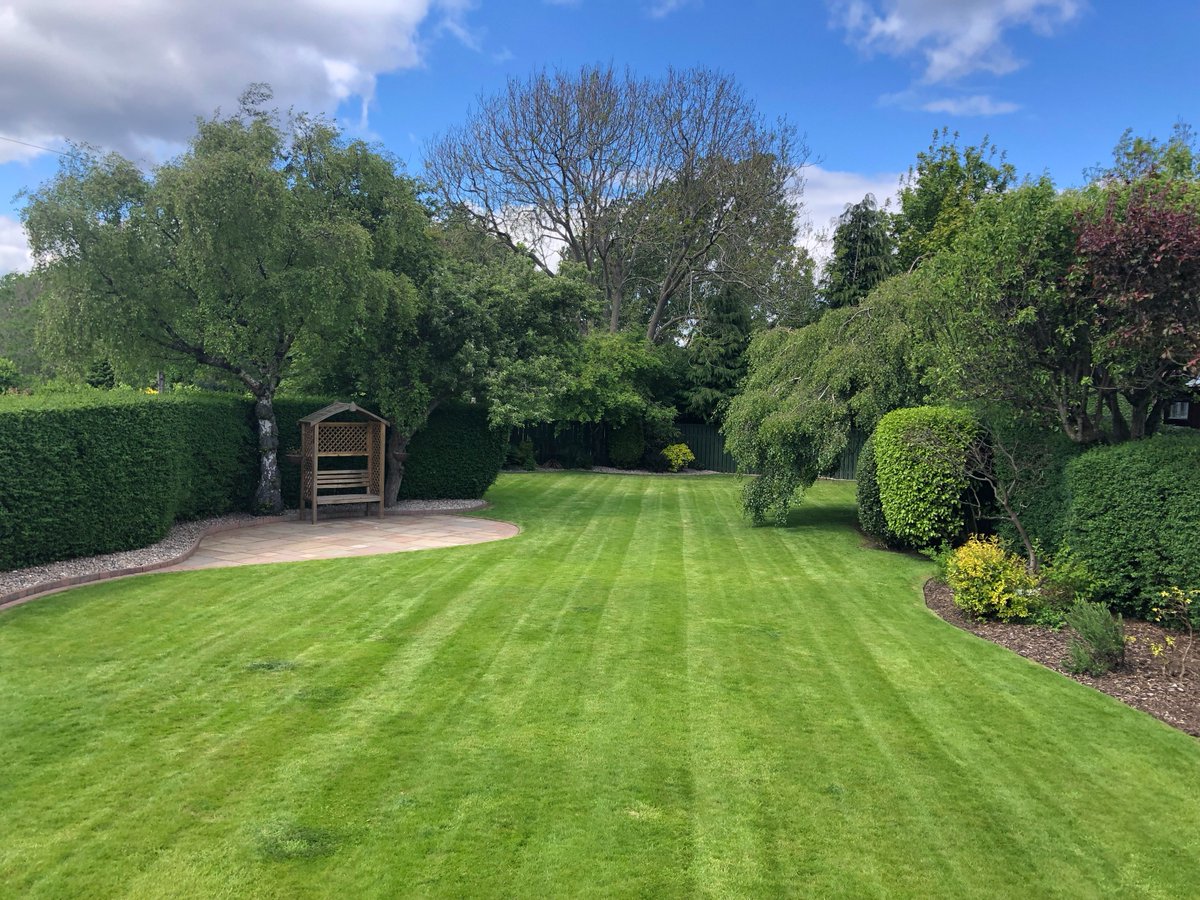 A lush lawn + great weather = perfect 🤌🤌 Enjoy time outside this year. Book your FREE lawn consultation ➡️ greenthumb.co.uk/pages/book-a-c… #LawnCare #LawnLovers