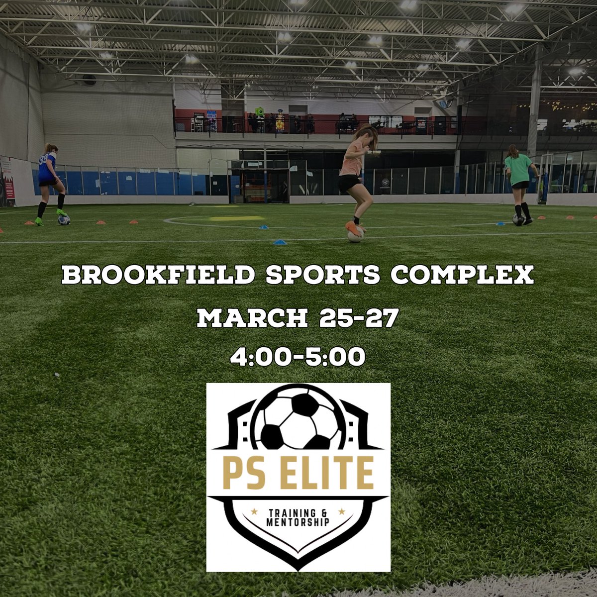 Still room this upcoming week to join the session’s in Brookfield! #PSElite Sign up here: forms.gle/ib3DLw5FPwLJLX…