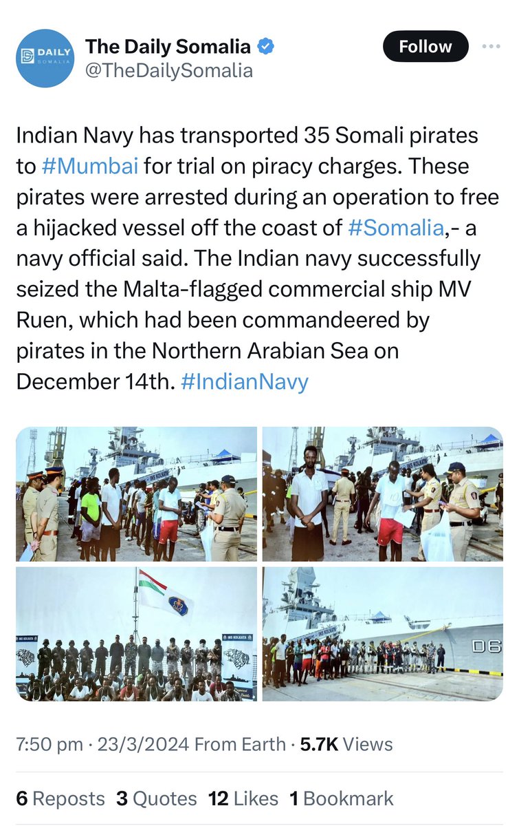 SomPundit's tweet photo. While @M_Farmaajo freed Somali nationals from foreign prisons, @HassanSMohamud is sending them back to those prisons. 

It’s like he’s undoing everything good Farmaajo did in his term. From destroying SNA to this.

HSM’s Pettiness is dearly costing the country and not Farmaajo. https://t.co/q1ChH6vcCn