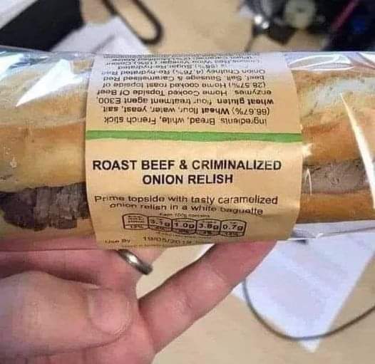 CatWithSausages's tweet photo. What did the onions do?
😂 love a good typo. https://t.co/YQ8tV50Bkl