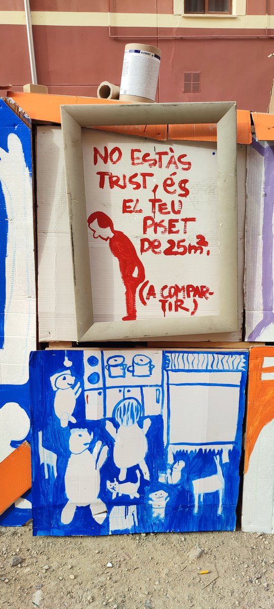 La falla del Partidor d'Alcoi un any més partint la pana 🔥🔥.
Enguany sobre l'accés a l'habitatge 🏠🏚️