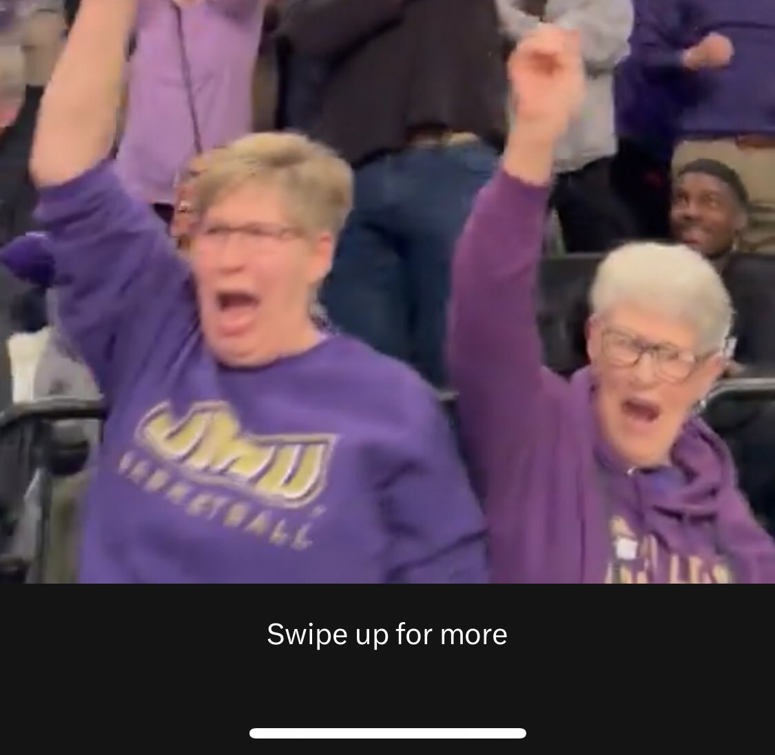 Brett Waltner (@brettwaltner) on Twitter photo Grandma Peggy and Aunt Cindy have travelled at least 6000 miles for @Noah_Freidel and <a href="/JMUMBasketball/">JMU Men's Basketball</a> this year. As you can see they aren’t exactly quiet on the sideline, unless grandma is saying a 🙏 or two! Grandma Peggy and Aunt Cindy have travelled at least 6000 miles for @Noah_Freidel and <a href="/JMUMBasketball/">JMU Men's Basketball</a> this year. As you can see they aren’t exactly quiet on the sideline, unless grandma is saying a 🙏 or two!
