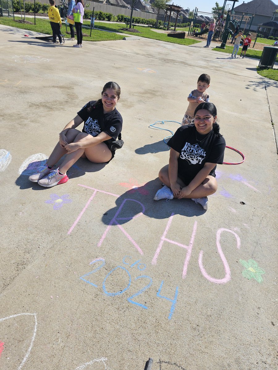 Thanks to our TRHS NHS for helping our community Easter Egg Hunt.<a href="/nhs_randle/">Randle NHS</a> <a href="/RandleHS/">Randle High School</a>
