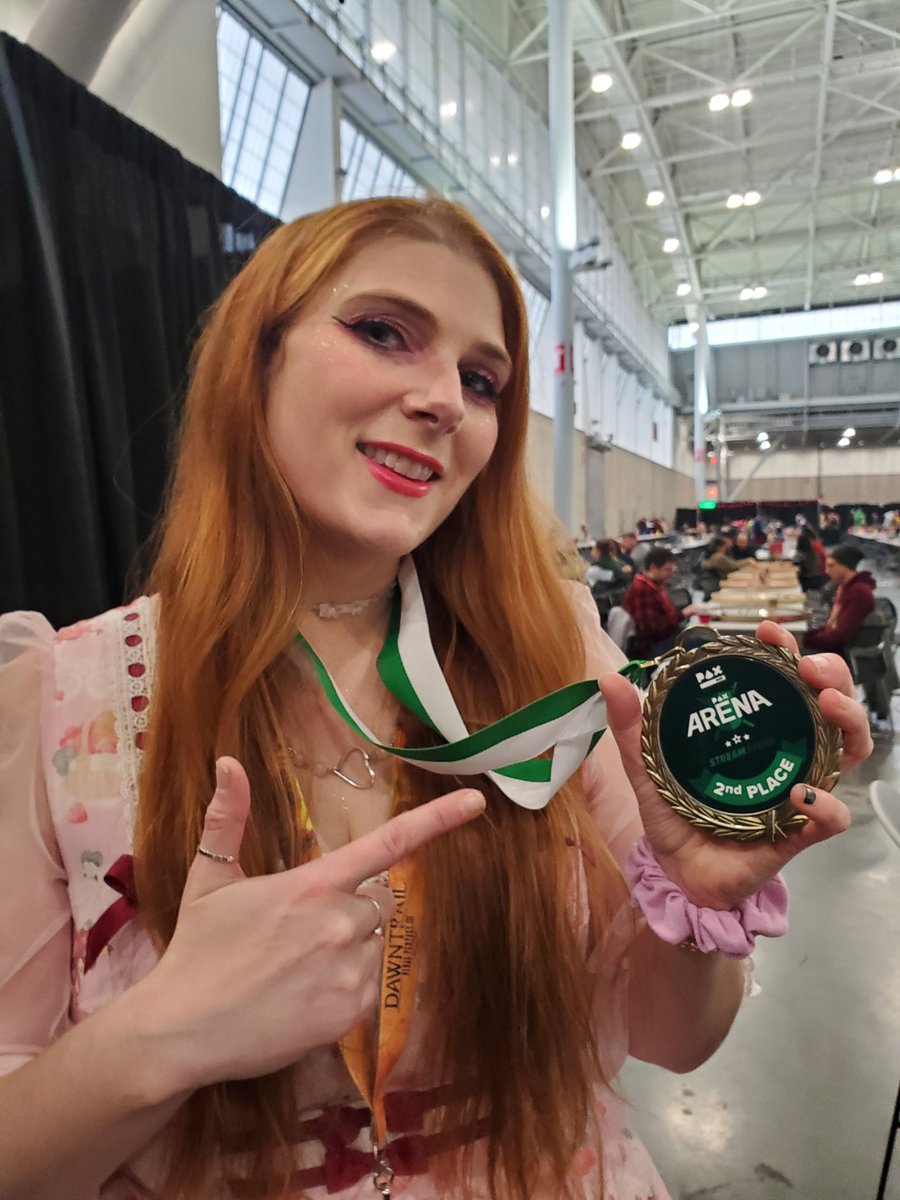 EXCUSE ME I'M AENNE FROM STUMPT GAMERS.

And I got second place in the #paxarena.

Come meet me and get an autograph from 12pm to 1pm today at the Queue hall area in the back of PAX East!