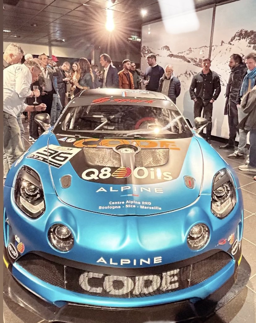 Car for 2024 @gt4series 😃@AlpineRacing @AlpineCarsFR @CollectifAlpine @alpinecars @AlpineNord