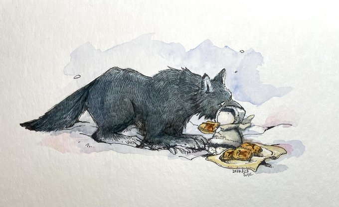 「dog wolf」 illustration images(Latest)