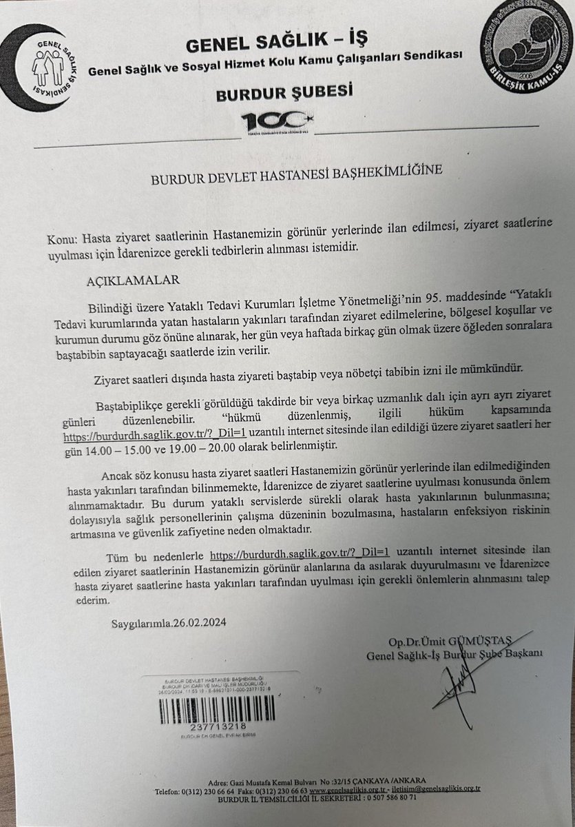 gsiburdur's tweet photo. Burdur Devlet Hastanesinde hasta ziyaret saatlerine uyulmaması, ziyaretçi sınırlaması olmaması, özellikle nöbetlerde servis hemşirelerimiz tedavi sürecinde zorlanmaktadır. Çok sayıda ziyaretçi hasta sağlığını tehdit ederken, ayrıca güvenlik zafiyeti de yaratmaktadır.
+++ https://t.co/i0LeNlydZQ