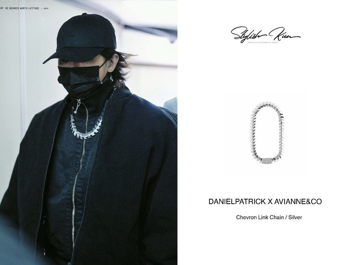 Here we are the necklace's brand! This is quite popular!

Necklace:DANIELPATRICK X AVIANNE&CO

Cr stylish_Kun

#CaiXukun #KUN 
#CaiXukunRideorDie
@CXK_official