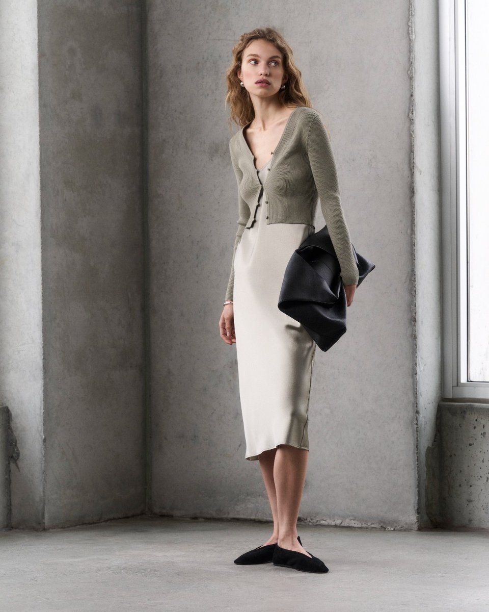 Thanks to its fabric and silhouette, our silk charmeuse slip dress is the ultimate style chameleon. We love it layered with a t-shirt or cardigan (or both) for day and on its own for evening. bit.ly/4cHyBN5