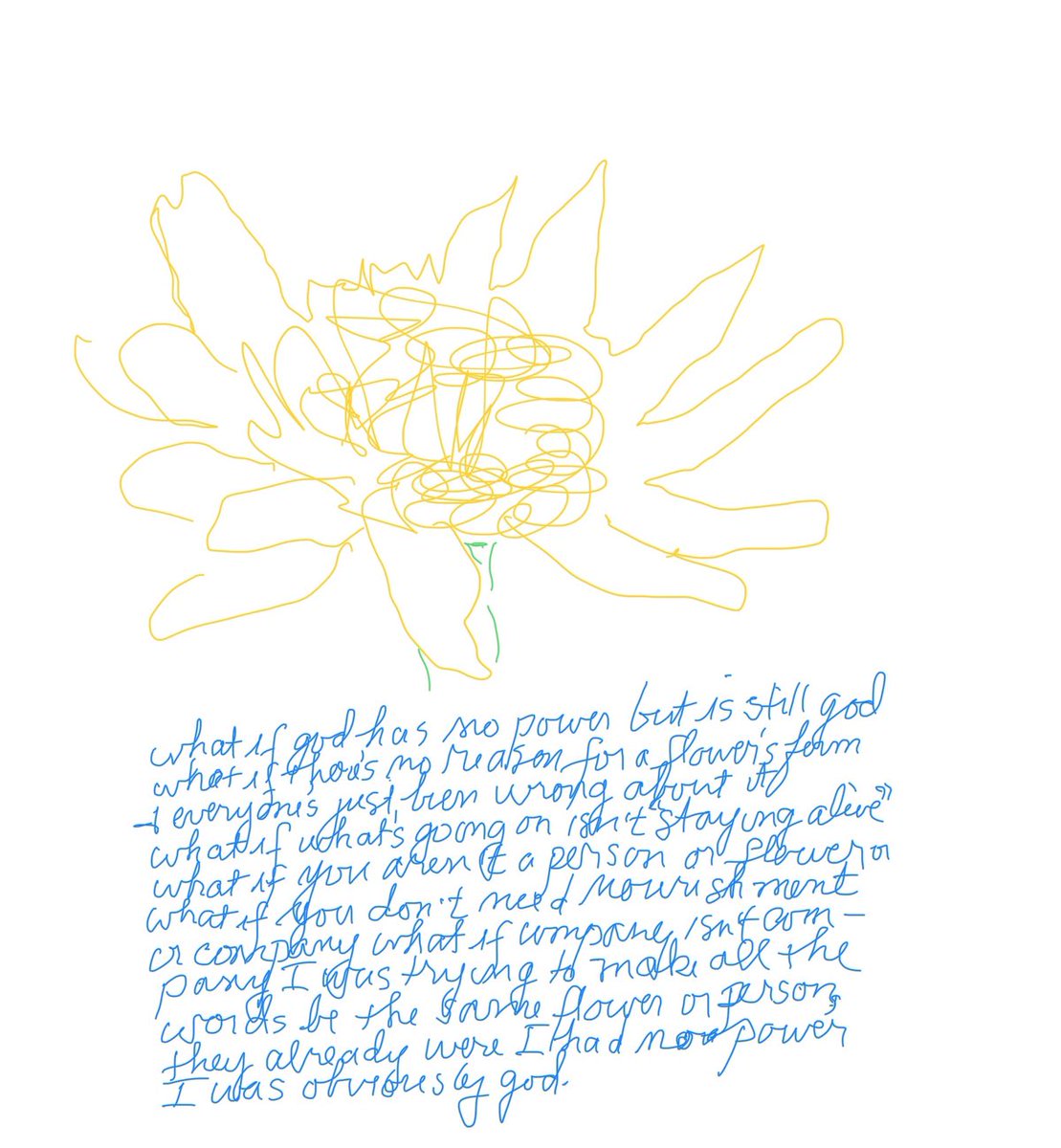 hanumaneds's tweet photo. Poem-drawing iPad sketch by the inimitable @alice_notley #alicenotley https://t.co/GXIXJ3VB8U