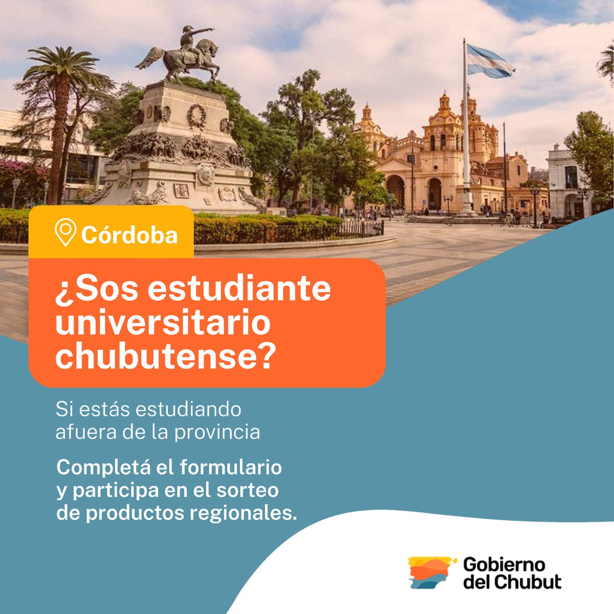 🔎📚 ESTAMOS BUSCANDO A LOS CHUBUTENSES ESTUDIANDO FUERA DE LA PROVINCIA
 
Si estás estudiando afuera de Chubut completá el siguiente formulario 📌bit.ly/ESTUDIANTESCHU…