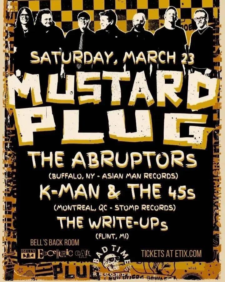 Kalamazoo tonight! 🏁🔥 excited to see our bros in @Mustard_Plug on the Stateside. The train keeps chuggin! @StompRecords @TheAbruptors @TheWriteUpsBand #ska #skapunk #USA #tour #vanlife 🍻