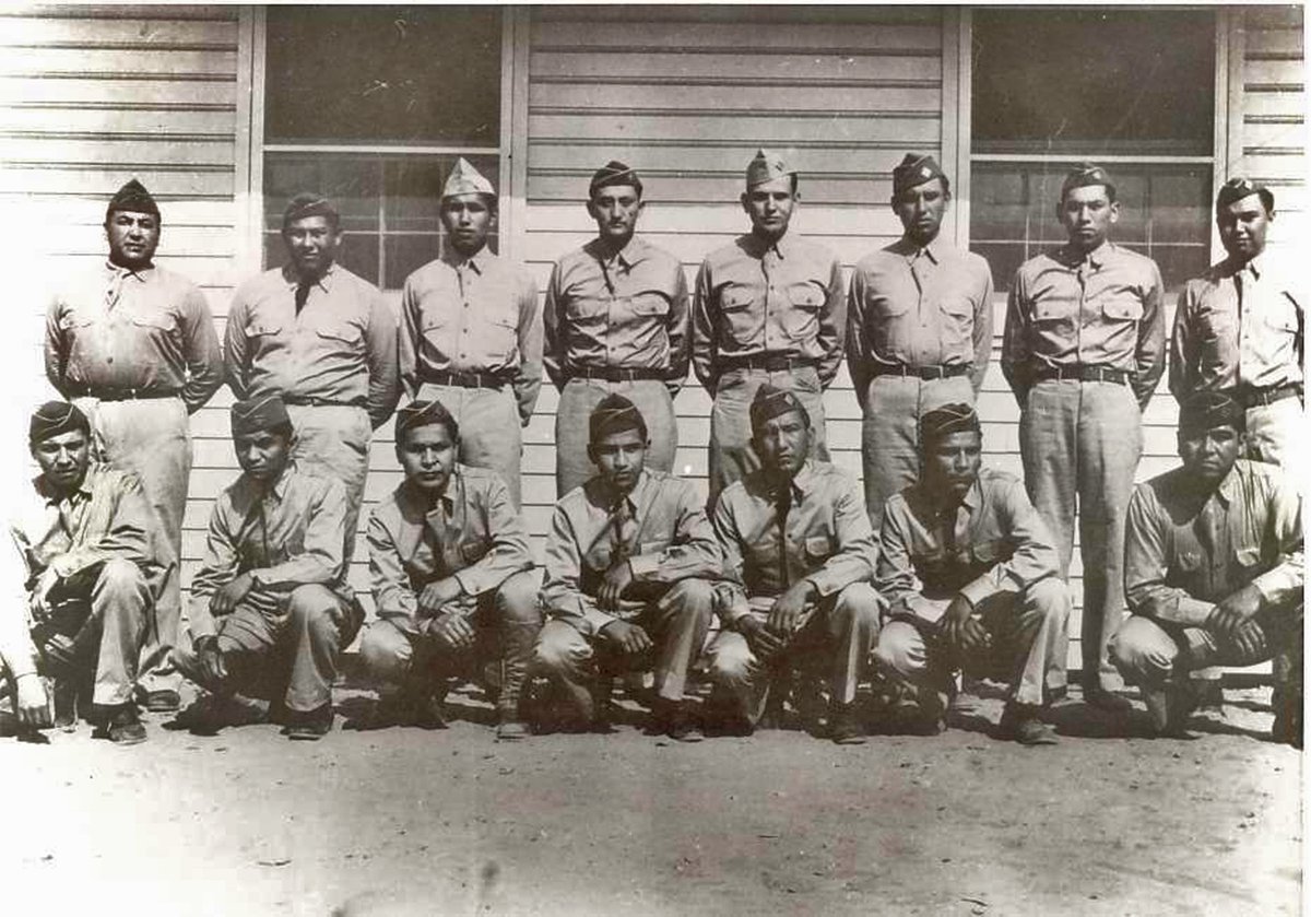 During D-Day, 13 specially recruited and trained Comanche Indians from the #4ID stormed Utah Beach. 

PFC Larry Saupitty sent the 1st message in Comanche code. The coded message: “We made a good landing. We landed in the wrong place.” 

#80DaystoDDay

@USArmy
@iii_corps
@FORSCOM
