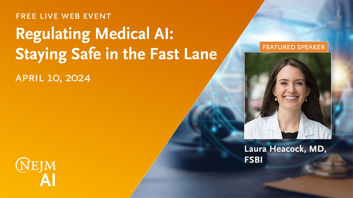 Dr. @heacockmd is an Associate Professor in the Department of Radiology and Director of Clinical Breast MRI @nyulangone. At NYU, she leads clinical work on the use of AI for breast cancer detection & risk prediction in medical imaging. View all speakers: nejm.ai/3In5two