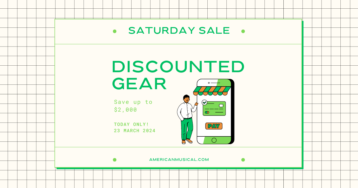AmericanMusical's tweet photo. Start your weekend with a burst of creativity. And what better way to kick things off than with huge #deals on great #gear!? At AMS, we're stocked with the best #instruments, #recordingtools, and accessories that can really expand your setup.

Shop here: https://t.co/sexZt0i8JS https://t.co/AiafRoaaGF