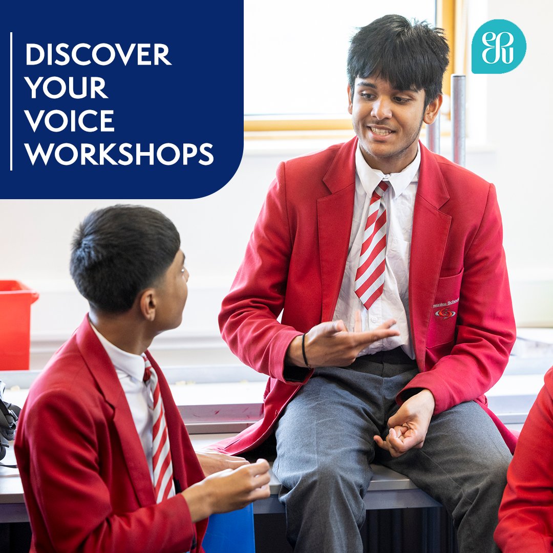 Unleash the potential of speech with ESU's Discover Your Voice workshops! 🗣️ The workshops are designed for students ranging from Year 4 to Year 11, providing a customised learning experience for cultivating vital oracy skills. Learn more here: e-su.org/3uaArVe