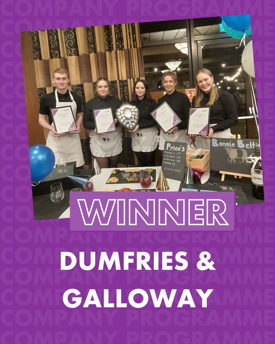 We're thrilled to have our next finalist for #FOYE24. 🏆 Congratulations to Bonnie Belties from @DalbeattieHigh who are our next team heading to our #CompanyProgramme Scottish finals at @HampdenPark Thank you to our headline sponsor DYW Dumfries & Galloway