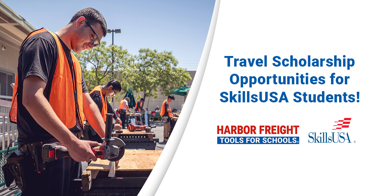 If you are @SkillsUSA high school member in a skilled trades pathway that will compete in skilled trades or leadership contests at the 2024 National Leadership & Skills Conference, you may be eligible for a travel scholarship worth up to $1,500. Apply: apply.mykaleidoscope.com/scholarships/H…