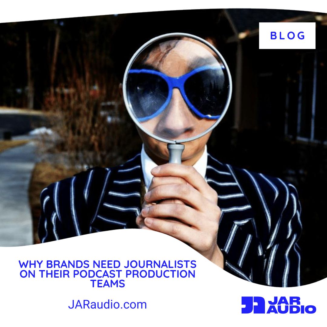 Journalistic qualities definitely add a little something-something to a branded podcasting team. Like Jen Moss, JAR Audio’s CCO! Here's how she's translated her journalism skills into branded podcasting. jaraudio.com/why-brands-nee…