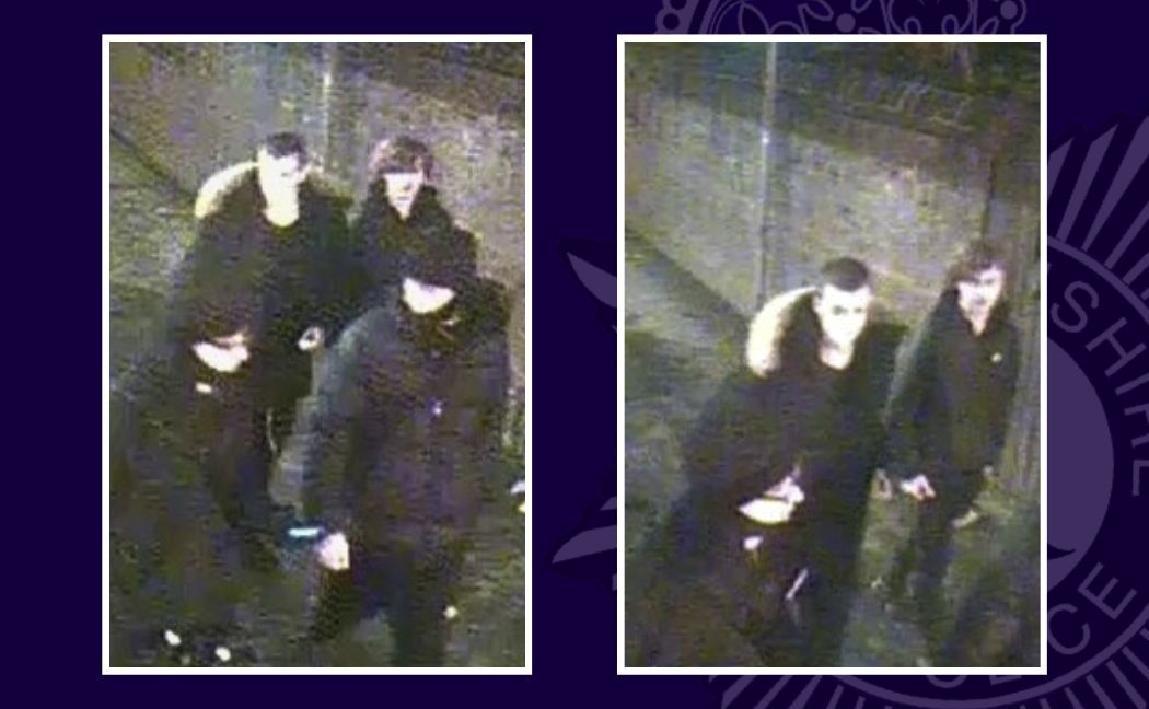We have released CCTV images of four people we wish to trace after a knife was brandished at a shopkeeper.

The incident happened in Nottingham Road at around 6pm on Thursday 1 February.

orlo.uk/Cn3ii