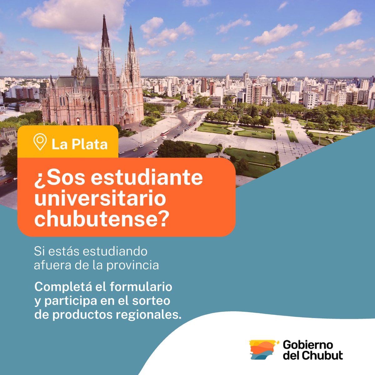 🔎📚 ESTAMOS BUSCANDO A LOS CHUBUTENSES ESTUDIANDO FUERA DE LA PROVINCIA
 
Si estás estudiando afuera de Chubut completá el siguiente formulario 📌bit.ly/ESTUDIANTESCHU…