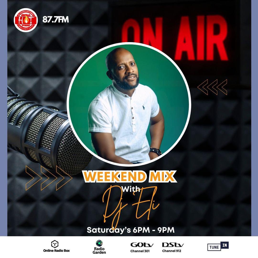 Kickstart your Saturday night vibes with DJ Eli on HOT FM's Weekend Mix, every Saturday from 6PM to 9PM! Tune in for the ultimate blend of beats to light up your weekend nights!

#NumberOneForNewsandEntertainment #WeekendMix #Hotat19_24