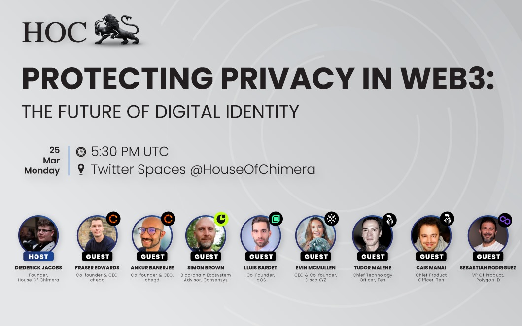 Be part of our Roundtable about Identity and Privacy within Web3 this Monday! 🔹Experts from various projects and institutions are joining the conversation to shed light on this rapidly expanding subject. 🔸Set your reminders: x.com/i/spaces/1Mnxn… 📆25/03/2024 5:30 PM UTC📆