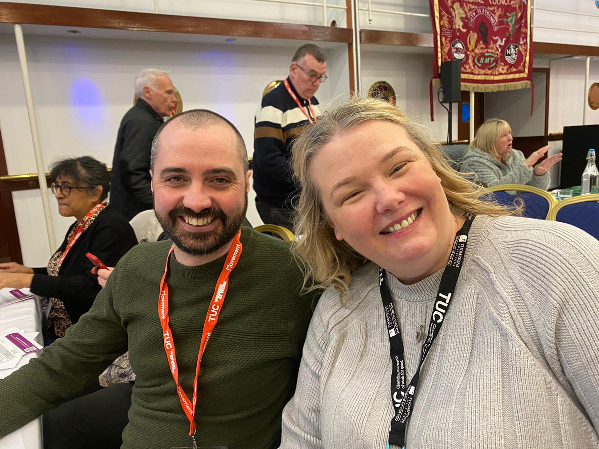 Knowsley Branch Secretary and assistant Branch Secretary representing @NorthWestUNISON at the @TUCNorthWest conference